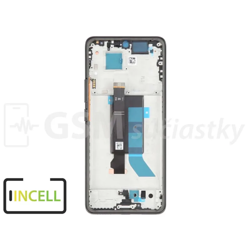 LCD displej + dotykové sklo a rám Xiaomi Redmi Note 14 Pro 5G - incell