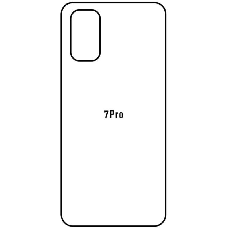 Ochranná fólia Sunshine Hydrogel pre Realme 7 Pro Variant:: zadná čirá