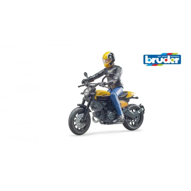 Bruder 63053 bworld motorka Scrambler Ducati s vodičom