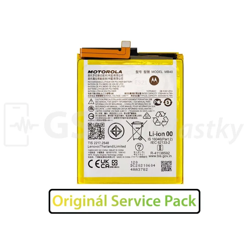 Batéria Motorola Edge 20 - MB40 Originál