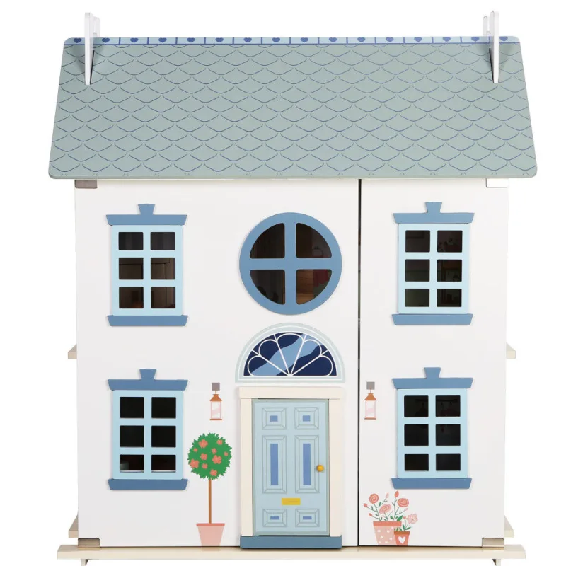 2Kids Toys Domček s bábikami sivý