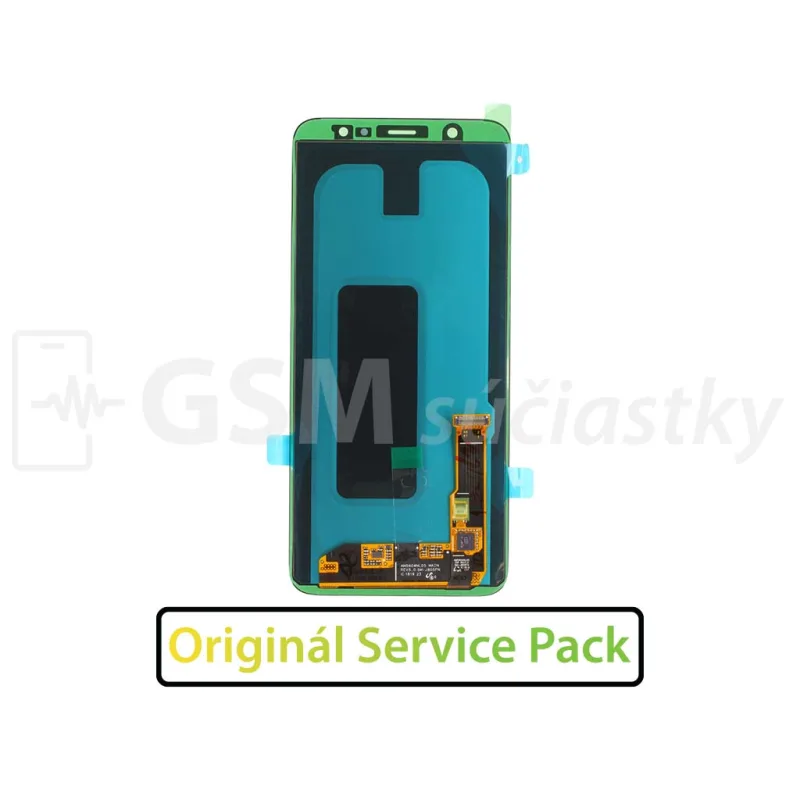 LCD Displej + Dotykové sklo Samsung Galaxy A6 Plus, A605F- originál Farba: Čierna