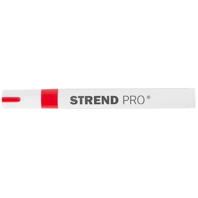 Značkovač Strend Pro Permanent ALU, červený, kovový, 5 mm