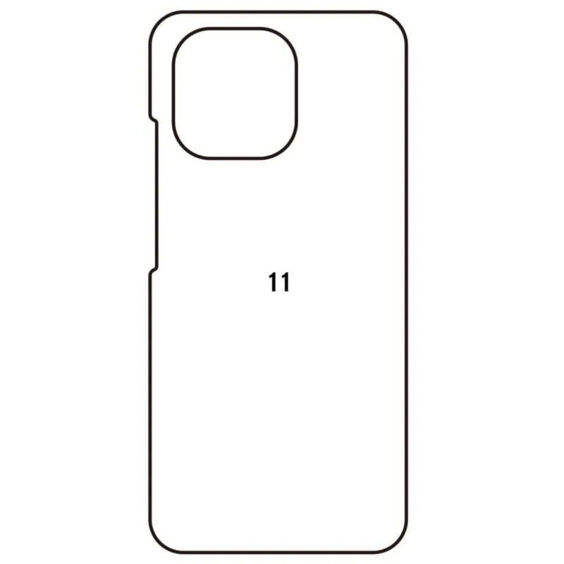 Ochranná fólia Sunshine Hydrogel pre Xiaomi Mi 11 Variant:: zadná čirá