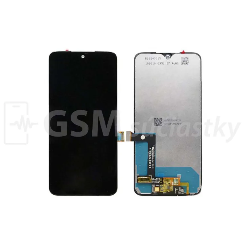 LCD Displej + Dotykové sklo Motorola Moto G7 Plus Farba: Čierna