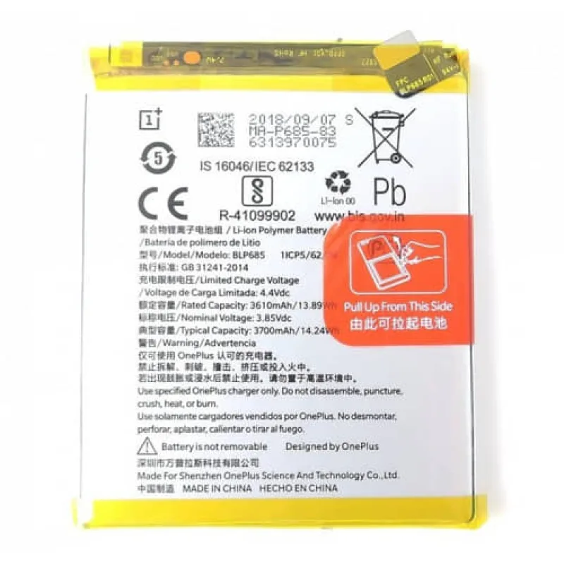 Batéria One Plus 6T, OnePlus 7 - BLP685 Variant:: Originál