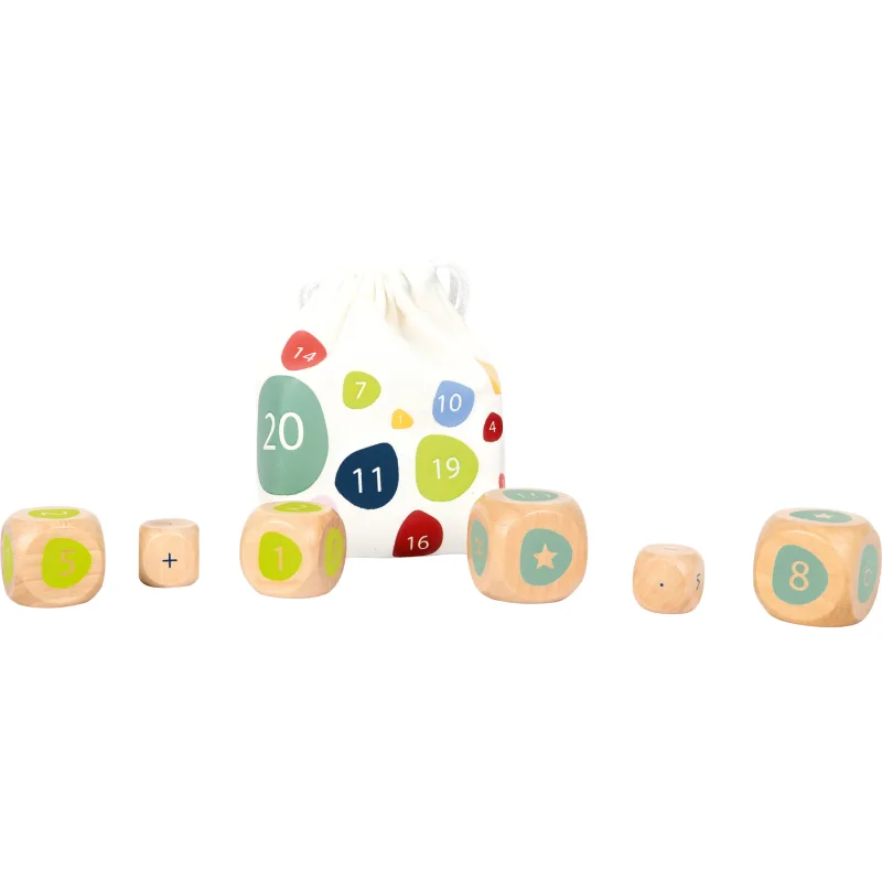 Small Foot Matematické kocky počítanie 1 ks