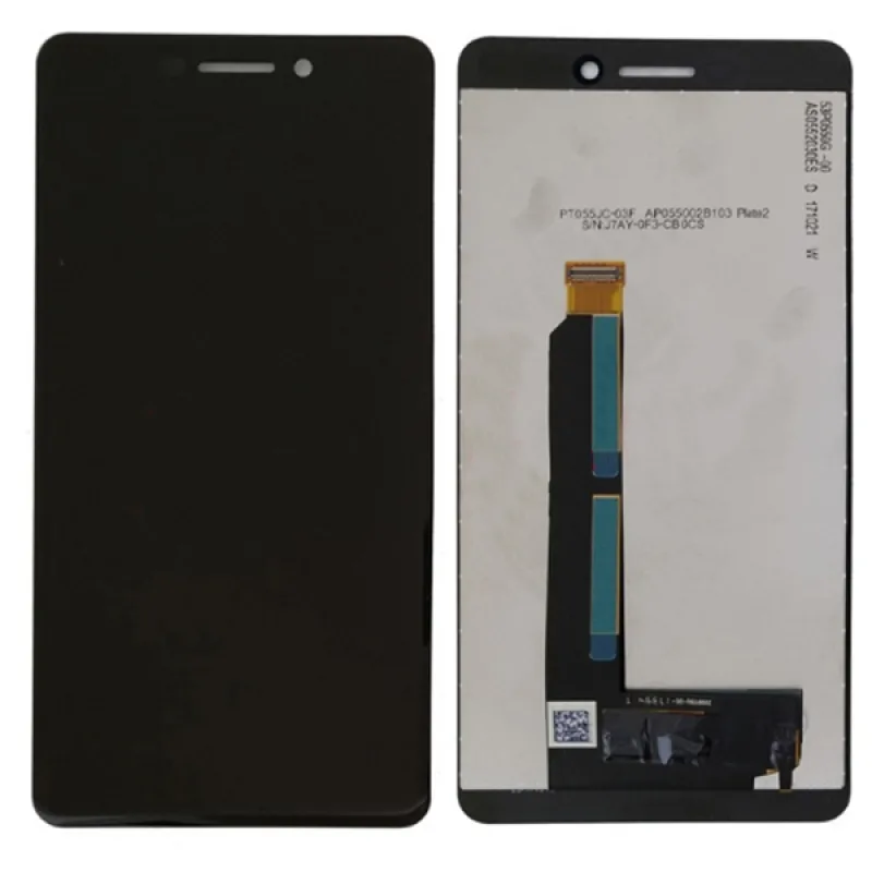 LCD Displej + Dotykové sklo Nokia 6.1 Farba: Čierna