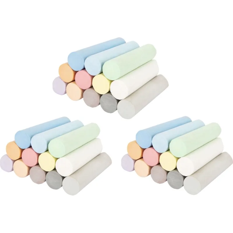 Veľké farebné kriedy pre deti 36 ks