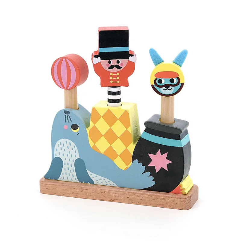 Vilac Drevená vystreľovacia hra Cirkus