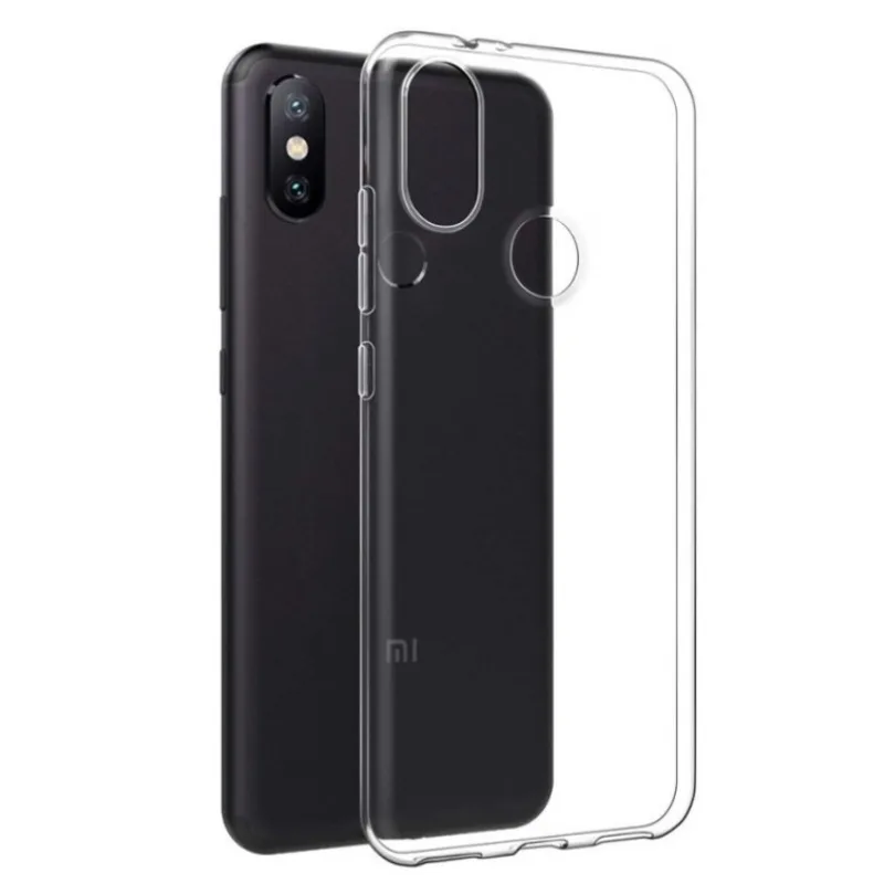 Transparentné Puzdro priesvitné silikónové Xiaomi Mi A2 Lite, Redmi 6 Pro Farba: Priesvitné 6026