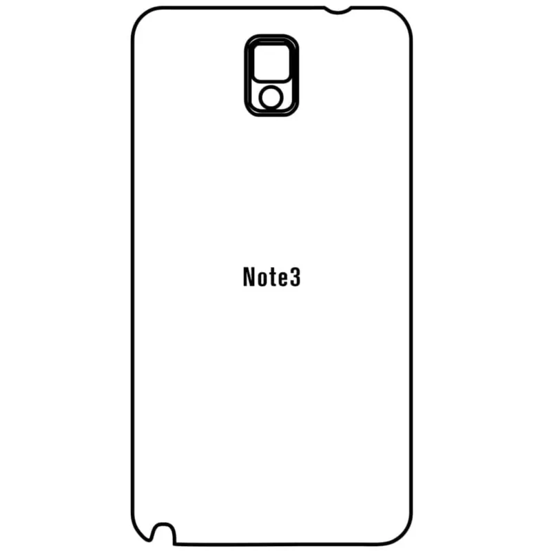 Ochranná fólia Sunshine Hydrogel pre Samsung Galaxy Note 3 (SM-N9005) Variant:: zadná matná