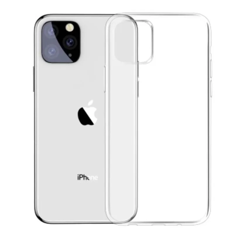 Transparentné Puzdro priesvitné silikónové iPhone 11 Pro MAX Farba: Priesvitné 6981