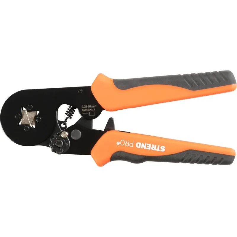 Kliešte Strend Pro, 175 mm, krimpovacie, na káble, 0,25-10mm