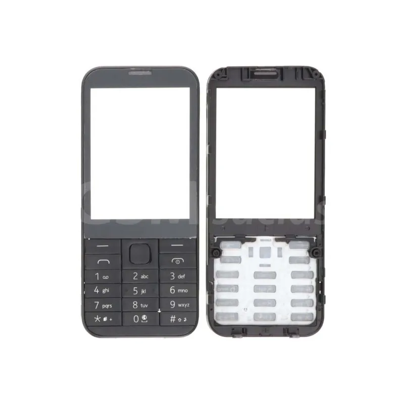 Kryt Nokia 225 Predný s klávesnicou Farba: Čierna