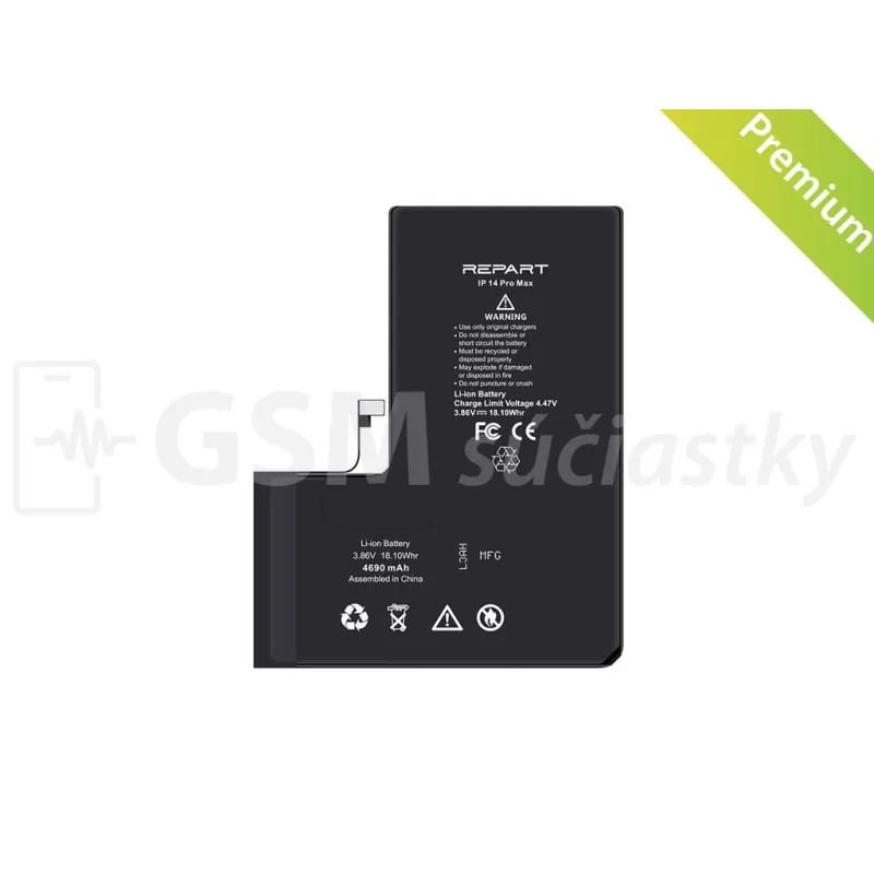 Batéria s vyššou kapacitou pre iPhone 14 Pro Max - 4690 mAh
