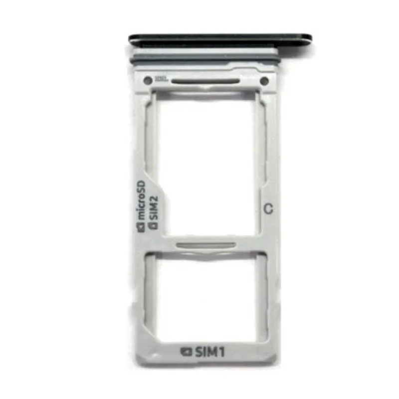 Držiak SIM karty a SD karty Samsung N960F Galaxy Note 9 Farba: Čierna