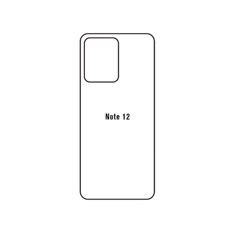 Ochranná fólia Sunshine Hydrogel pre Xiaomi Redmi Note 12 5G Variant:: zadná čirá