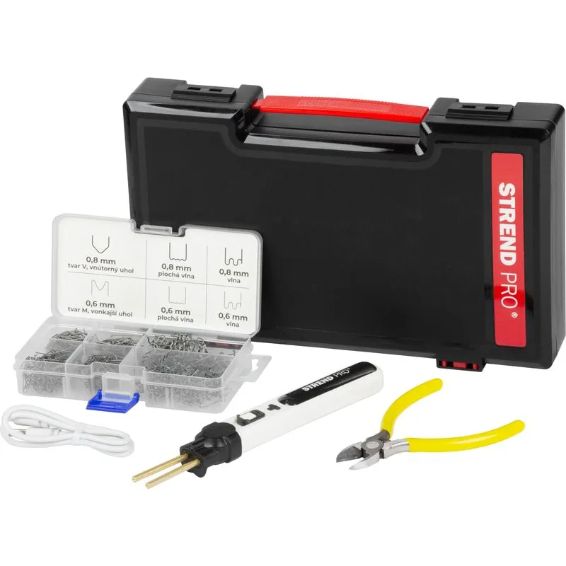 Pero Strend Pro, zváracie, na plasty, 2000 mAh. USB nabíjanie, s príslušenstvom