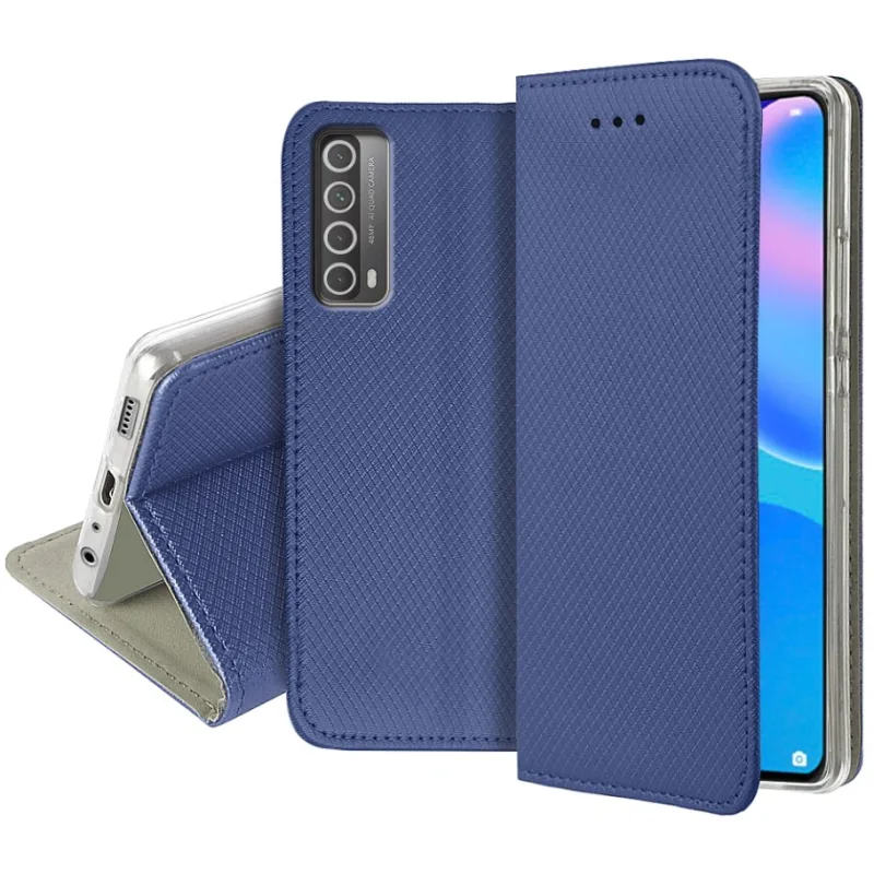 Smart Book Knižkové puzdro Huawei P Smart 2021 Farba: Tmavo modrá