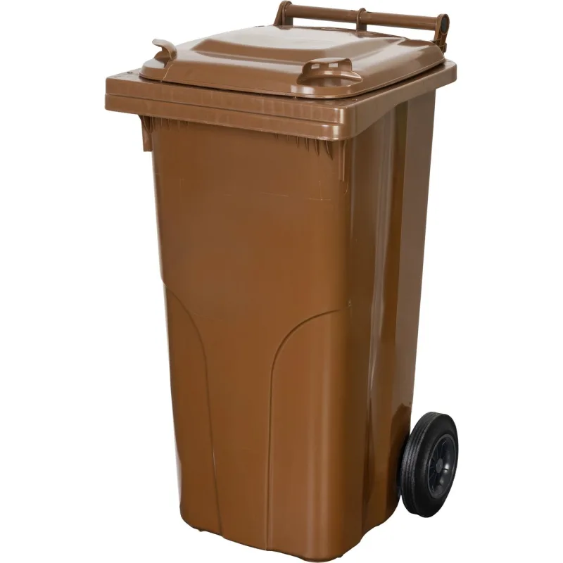 Smetná nádoba MGB 120 l, plastová, hnedá, HDPE