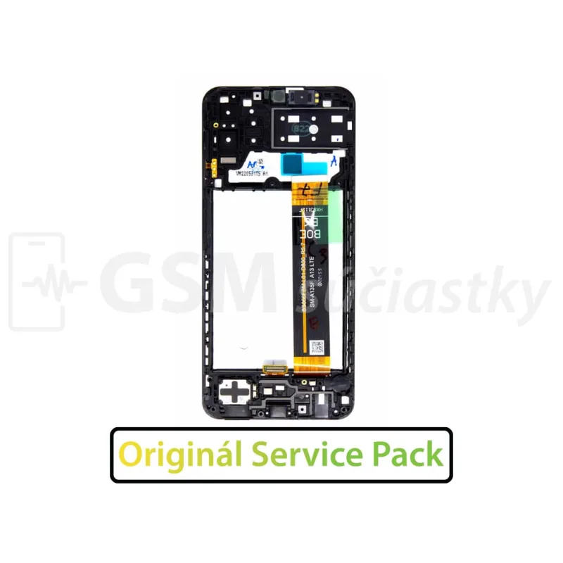 LCD displej + Dotykové sklo + Rám Samsung Galaxy M13, M135 - Originál