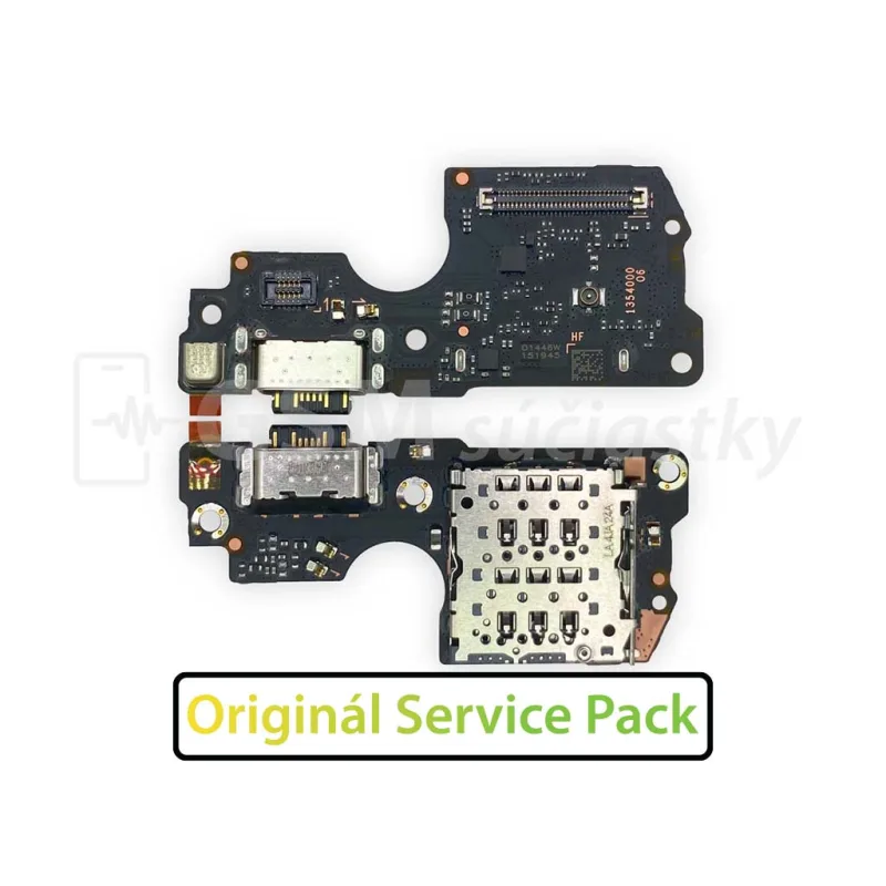 Doska nabíjania Xiaomi Redmi Note 14 Pro 4G - nabíjací konektor, mikrofón Originál