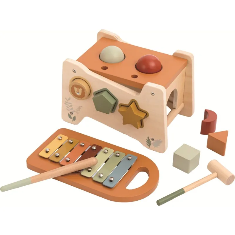 2Kids Toys Multifunkčná zatĺkačka s xylofónom