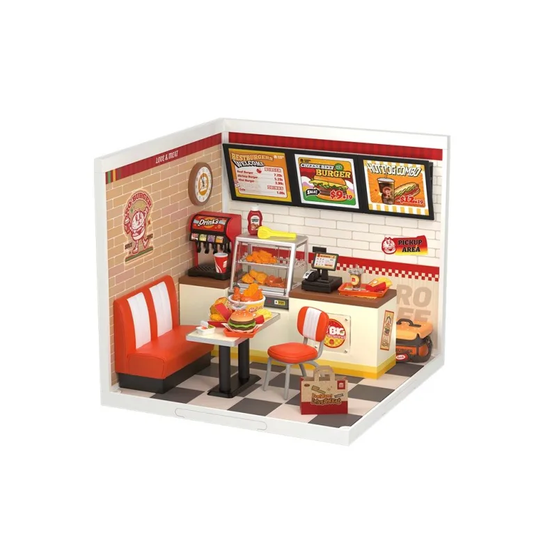 RoboTime Miniatúra domčeka Reštaurácia Mňam, mňam burger