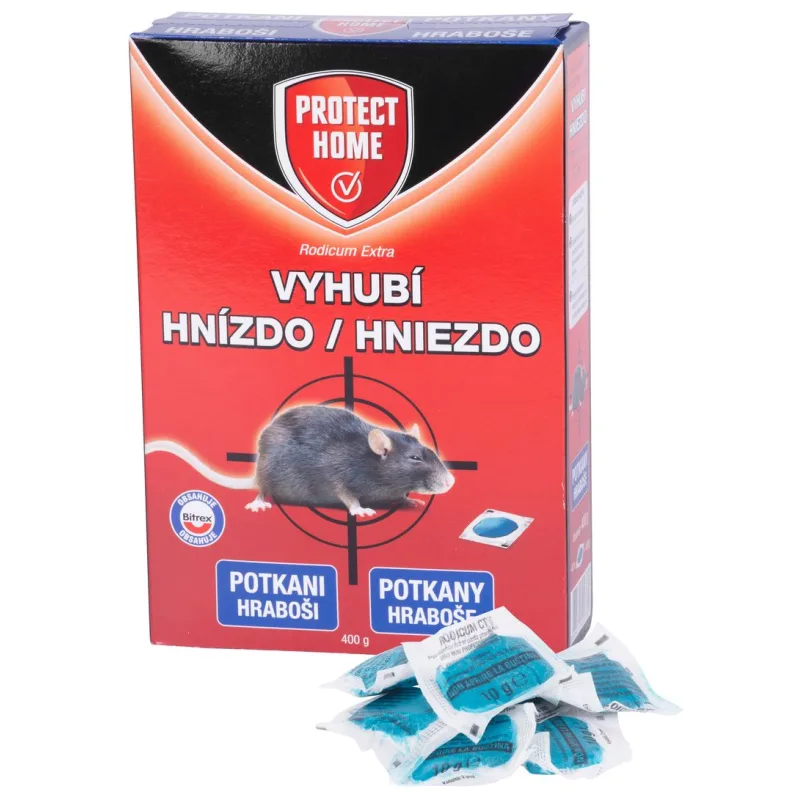 Návnada na myši a potkany RODICUM Extra – mäkká nástraha, 400 g