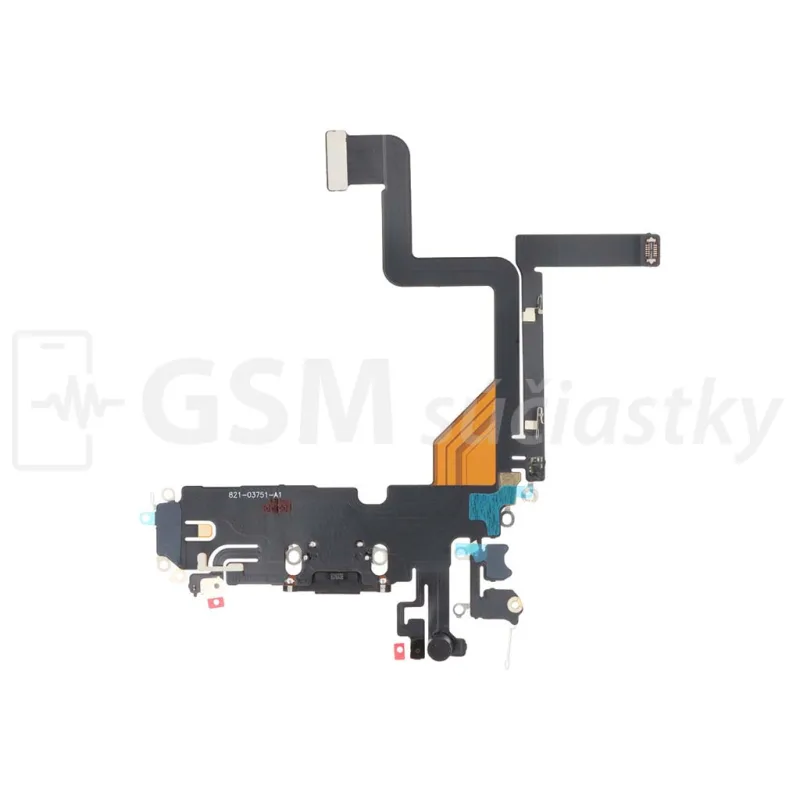 Flex kábel nabíjania iPhone 14 Pro - nabíjací konektor, mikrofón