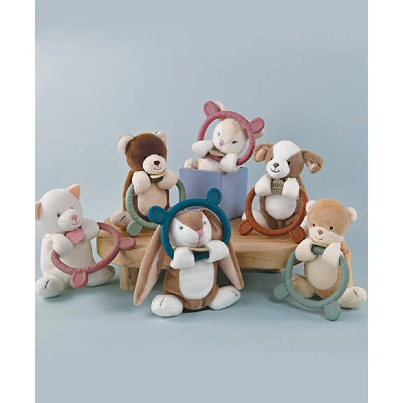 Doudou Plyšová hračka s hryzátkom HOULAHOP 1 ks