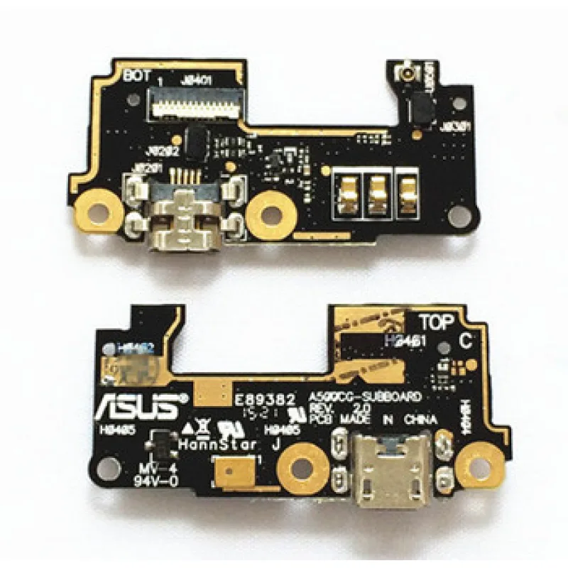 Flex spodná doska nabíjania Asus Zenfone 5 - nabíjací konektor, mikrofón Farba: nabíjací konektor, doska a mikrofón