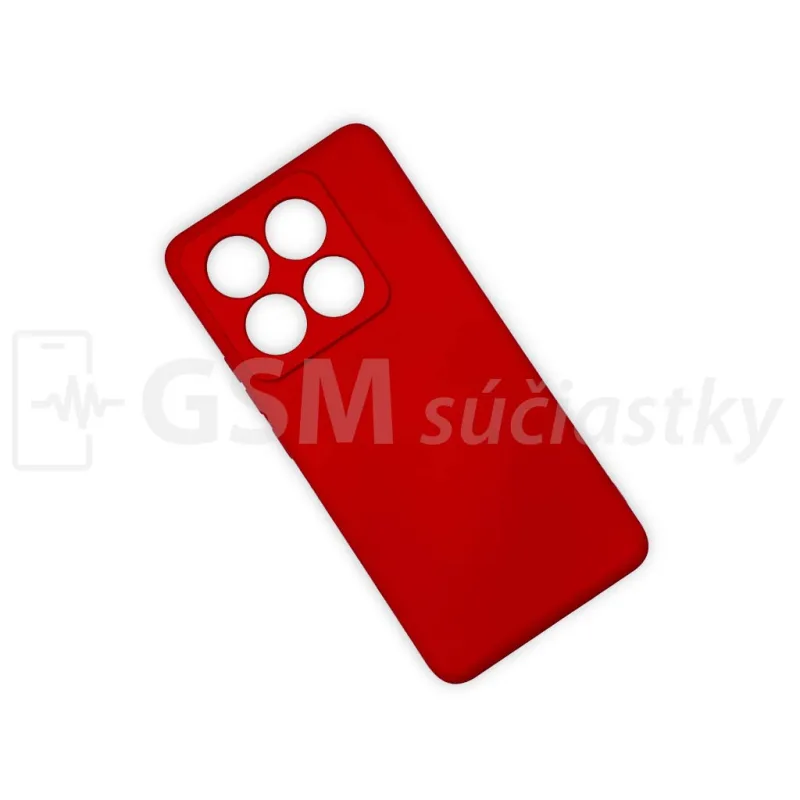 Soft Flex Silikónový kryt na mobil Xiaomi 14T Pro, Červený