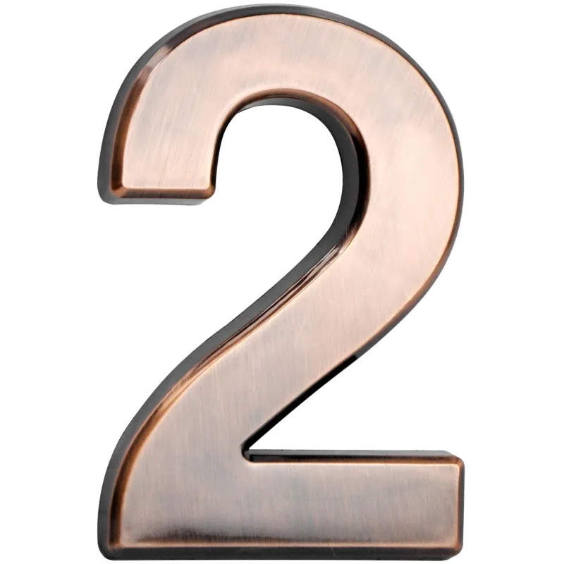 Číslo na dom MagicHome 2 – bronzové, 70x100 mm