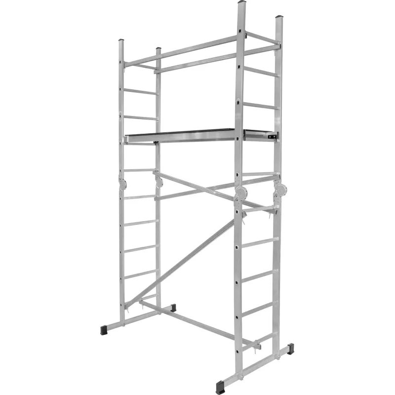 Lešenie s plošinou Strend Pro IKAR, hliníkové, 2x5, 3v1, max. 400 cm