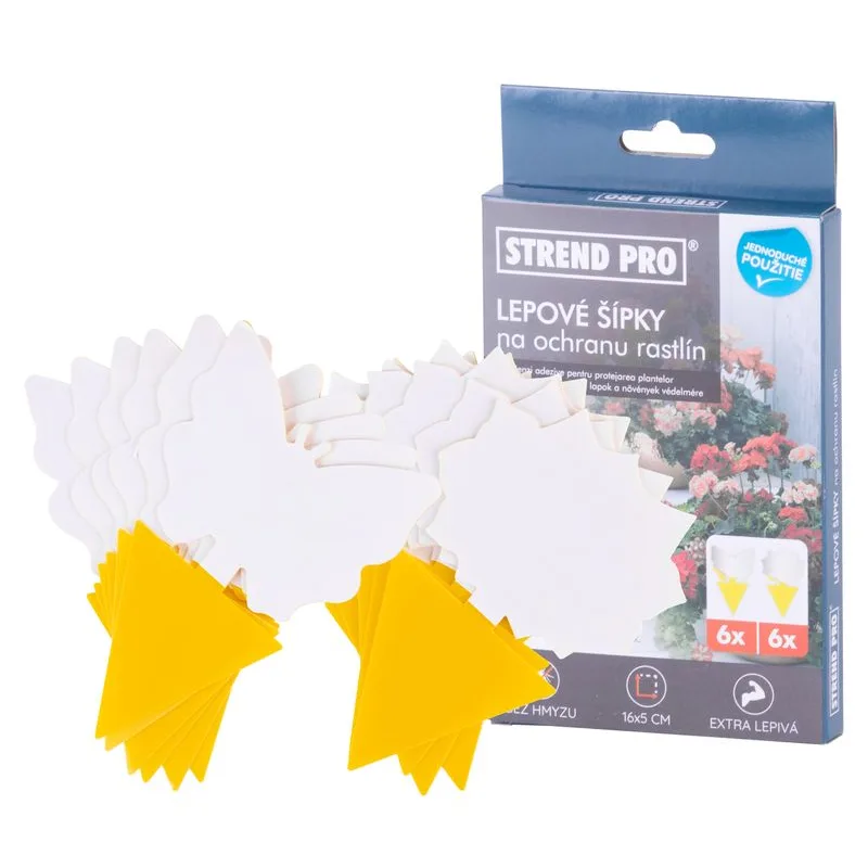 Šípka na ochranu rastlín pred škodcami, lepová, 12 ks