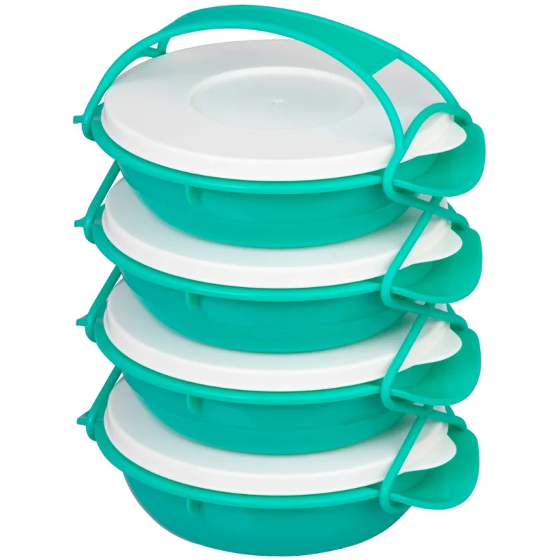 Obedár MagicHome, okrúhly, 4-dielny, 4x1 l, farebný