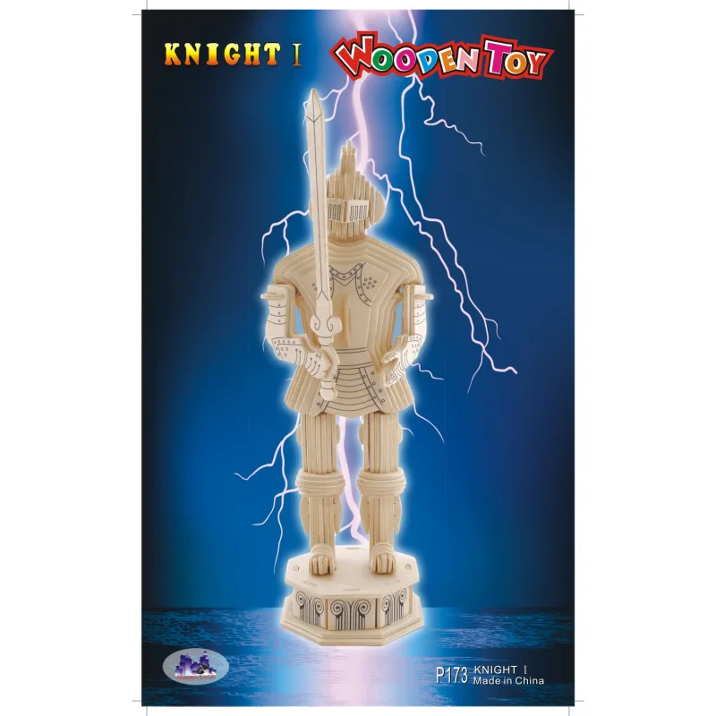 Woodcraft Drevené 3D puzzle Rytier 1 P173