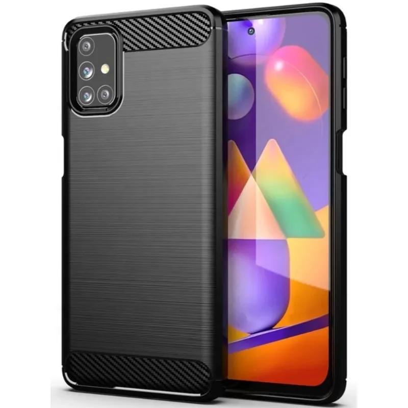 Defender Puzdro odolné protinárazové Samsung Galaxy M31s, M317 Farba: Čierna