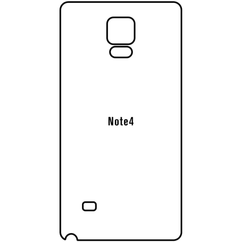 Ochranná fólia Sunshine Hydrogel pre Samsung Galaxy Note 4 (SM-N910) Variant:: zadná matná