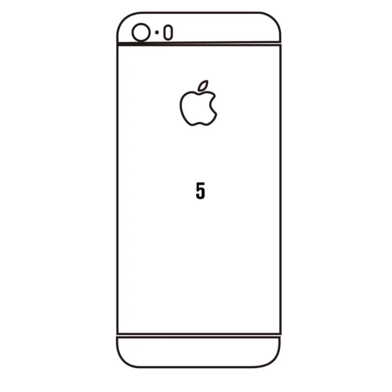 Ochranná fólia Sunshine Hydrogel pre Apple iPhone 5S Variant:: zadná čirá