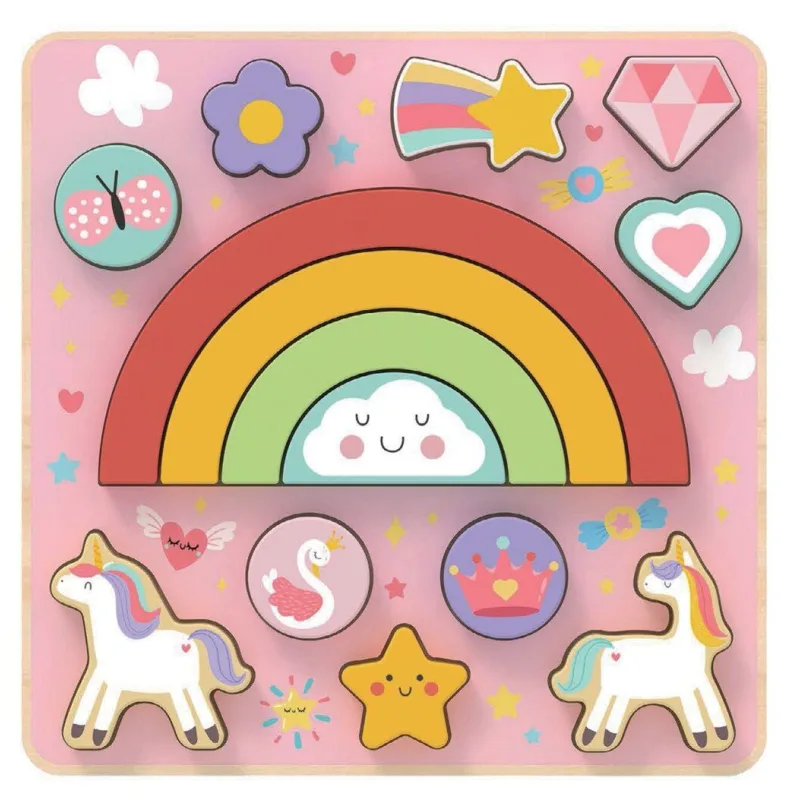 2Kids Toys Balančné puzzle Unicorn 2v1