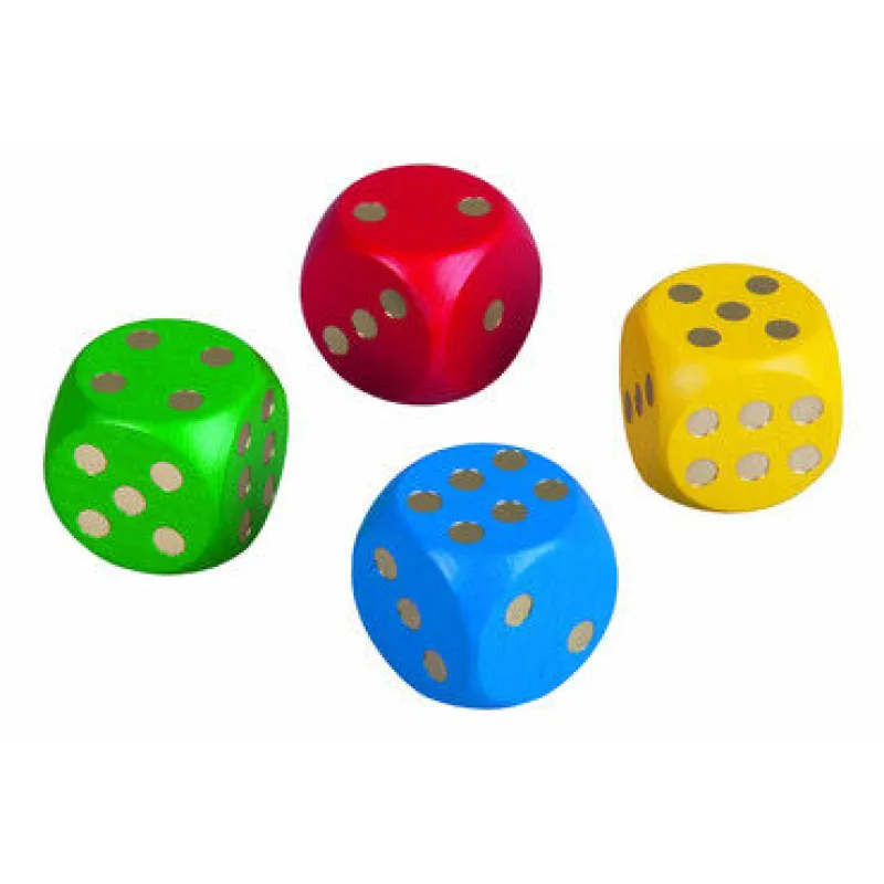 Detoa Drevená herná kocka 1 ks