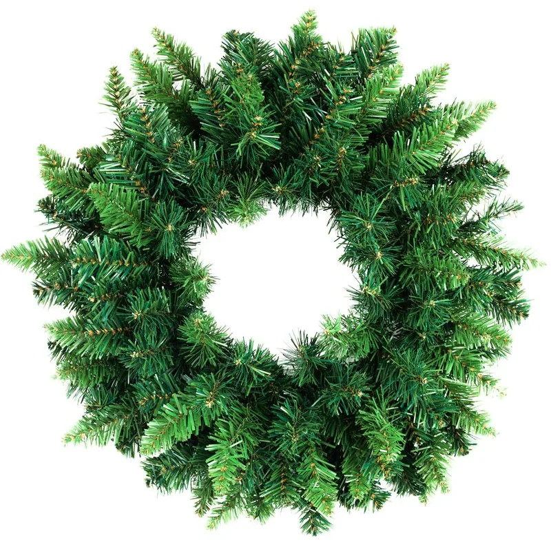 Veniec na dvere MagicHome, prírodný, 45 cm, 160 vetiev, extra hustý