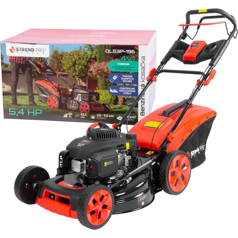 Kosačka Strend Pro QL53P-196, benzínová, 4,0 kW, záber 53,3 cm, s pojazdom, LONCIN