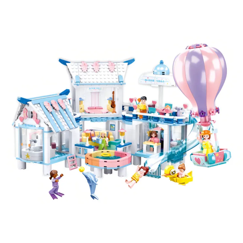 Sluban Happy Diary M38-B0929 Plávajúca vila s bazénom