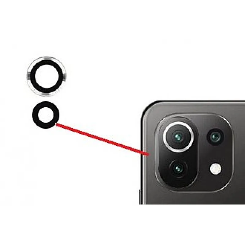 Huawei Sklíčko zadnej kamery Xiaomi Mi 11 Variant:: Sklíčko zadného fotoaparátu