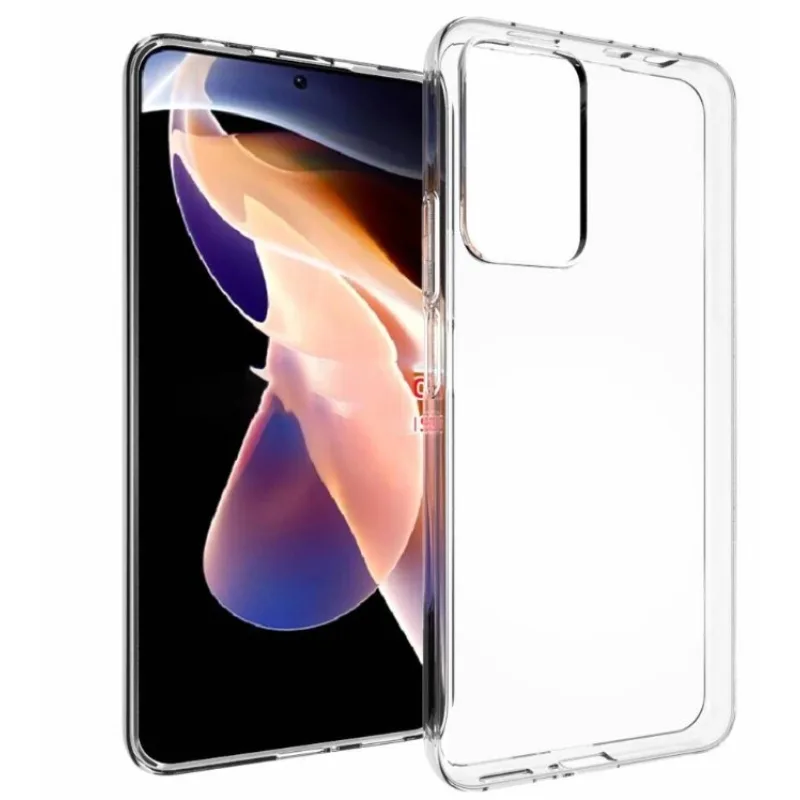 Transparentné Puzdro priesvitné silikónové Xiaomi Redmi Note 11 4G, Note 11S Farba: Priesvitné 6115