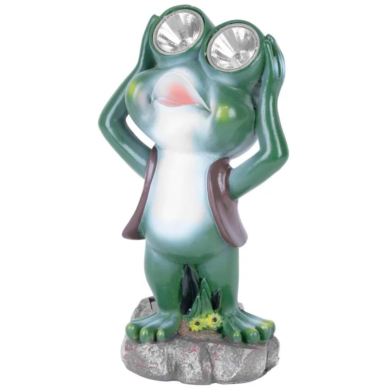 Solárna lampa Žabiak 25 cm – dekoratívne osvetlenie